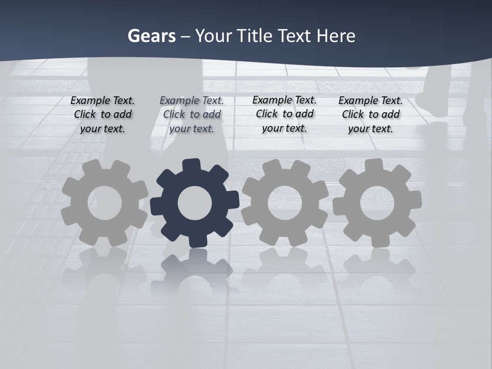 Building Silhouette Construct PowerPoint Template