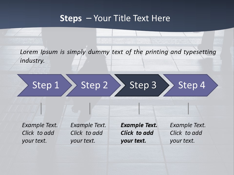 Building Silhouette Construct PowerPoint Template