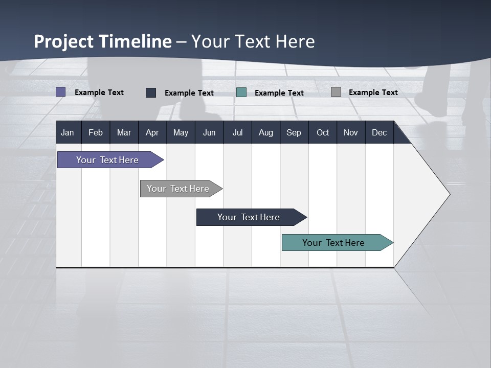 Building Silhouette Construct PowerPoint Template