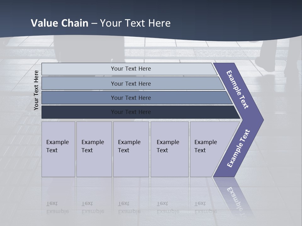 Building Silhouette Construct PowerPoint Template