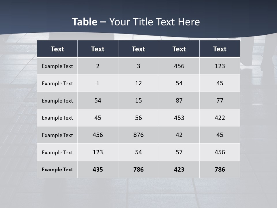 Building Silhouette Construct PowerPoint Template