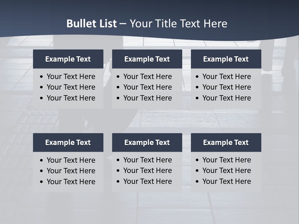 Building Silhouette Construct PowerPoint Template
