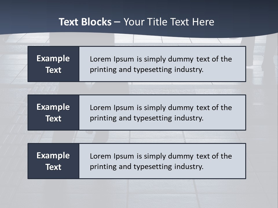 Building Silhouette Construct PowerPoint Template