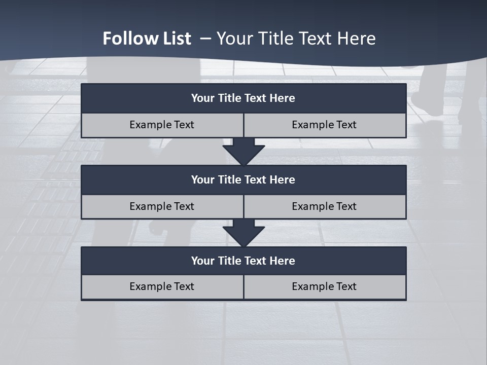 Building Silhouette Construct PowerPoint Template