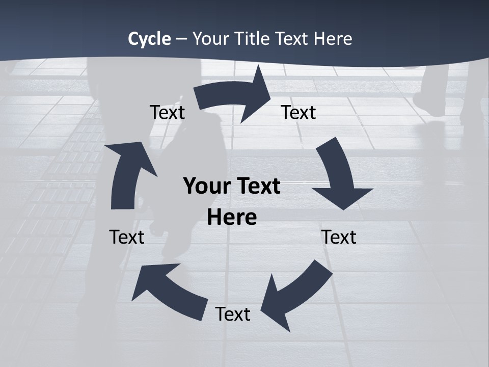 Building Silhouette Construct PowerPoint Template