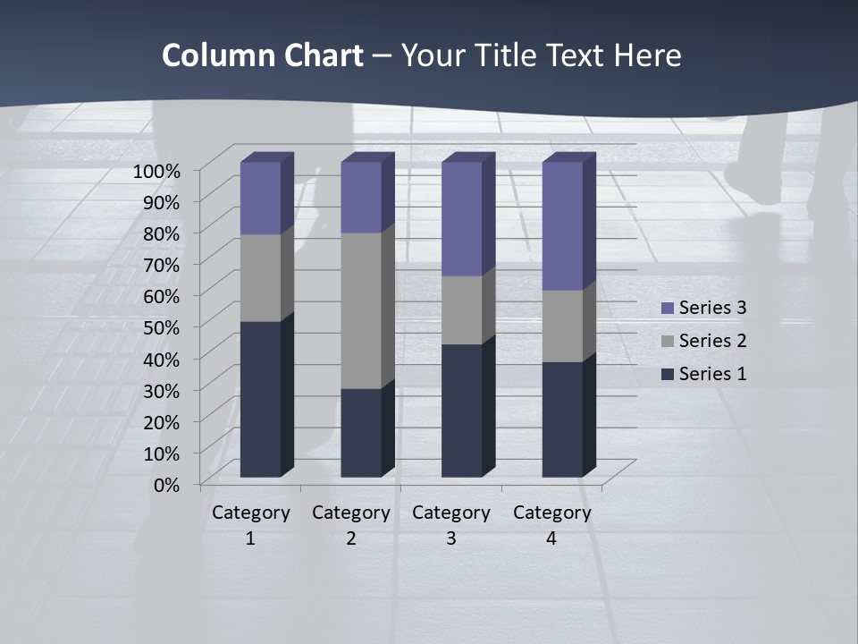 Building Silhouette Construct PowerPoint Template