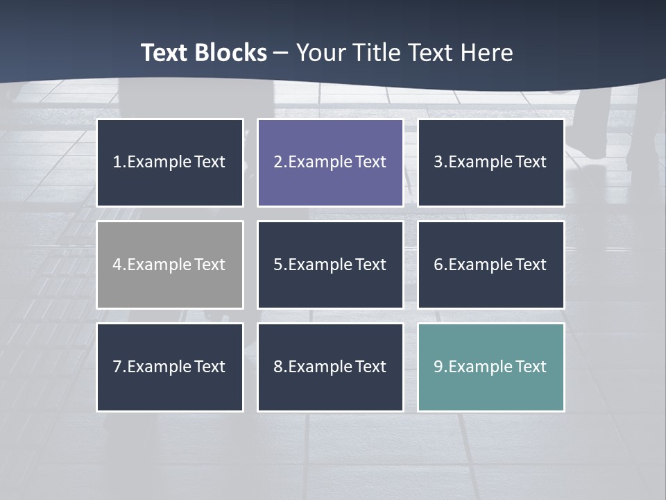 Building Silhouette Construct PowerPoint Template