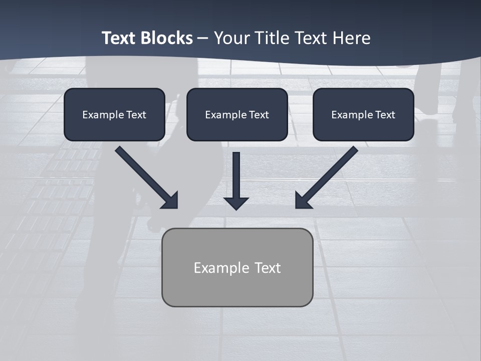 Building Silhouette Construct PowerPoint Template