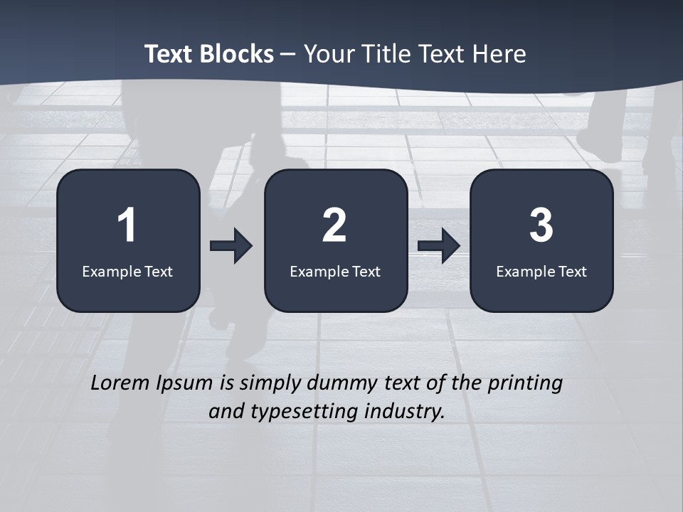 Building Silhouette Construct PowerPoint Template