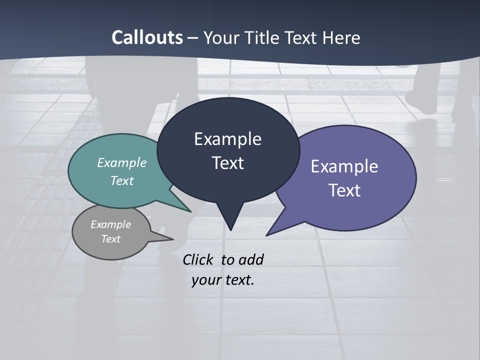 Building Silhouette Construct PowerPoint Template