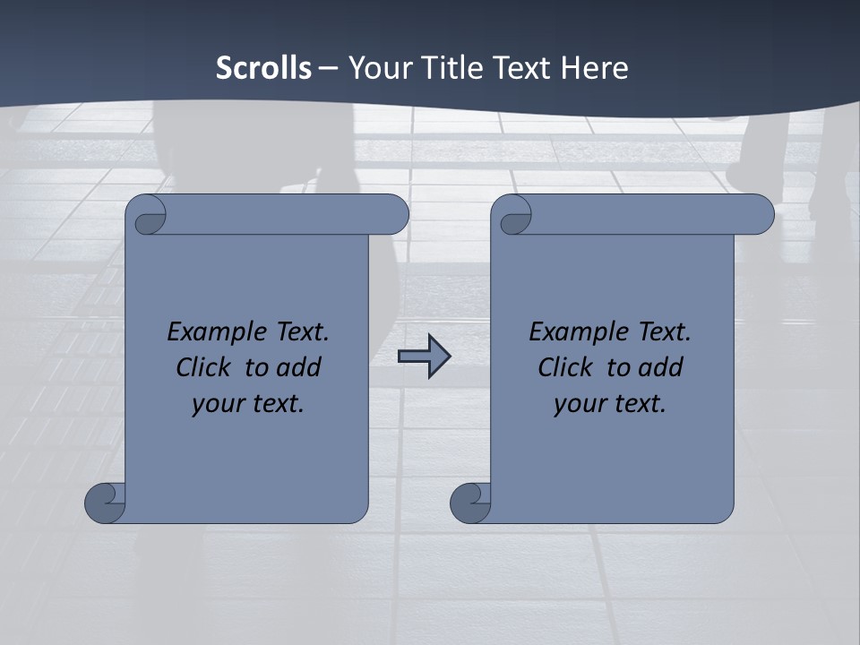 Building Silhouette Construct PowerPoint Template