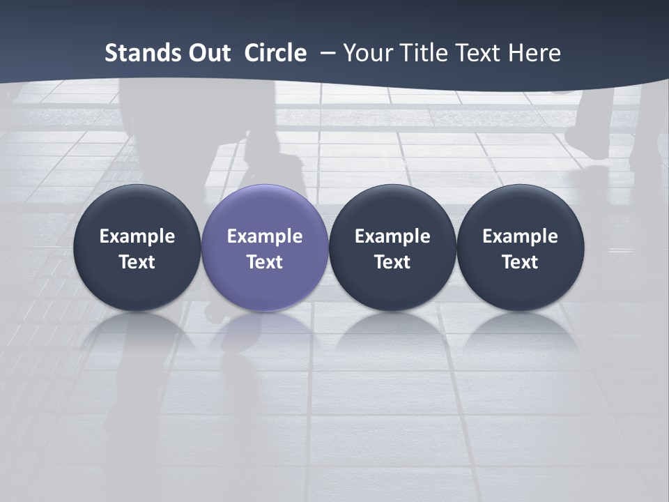 Building Silhouette Construct PowerPoint Template