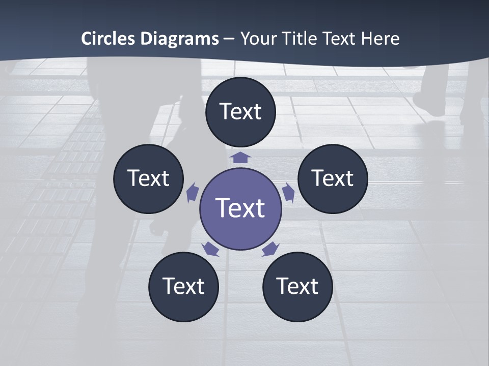 Building Silhouette Construct PowerPoint Template