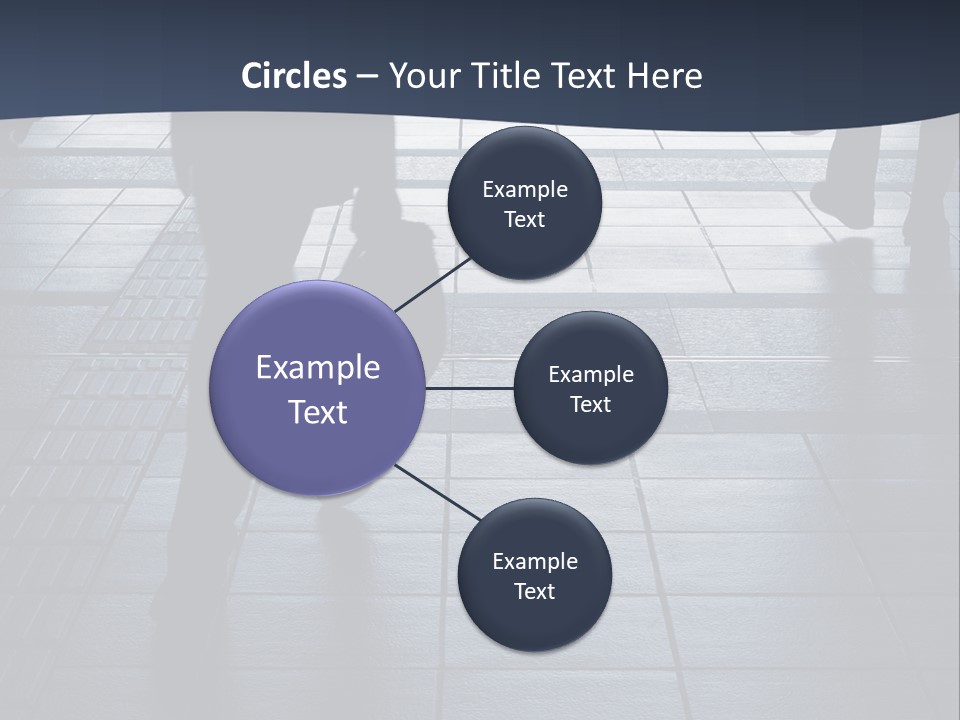 Building Silhouette Construct PowerPoint Template