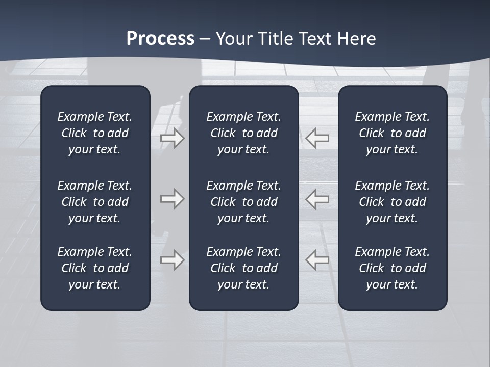 Building Silhouette Construct PowerPoint Template