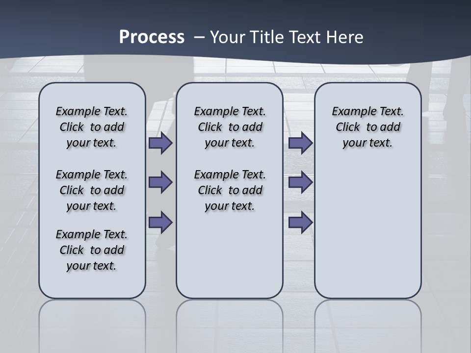 Building Silhouette Construct PowerPoint Template