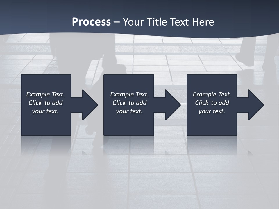 Building Silhouette Construct PowerPoint Template