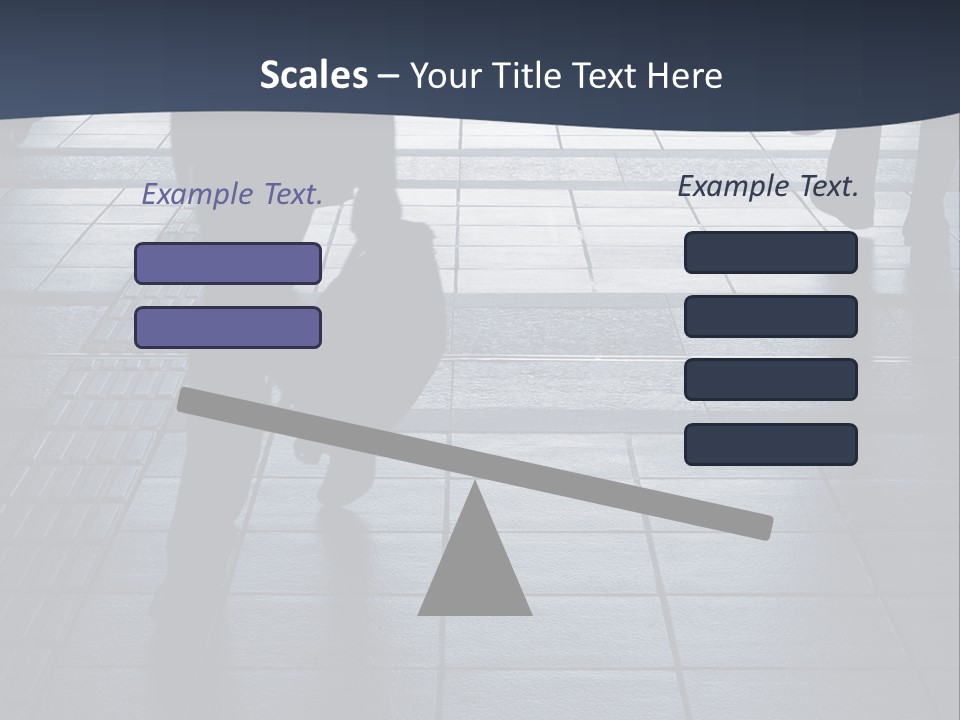 Building Silhouette Construct PowerPoint Template