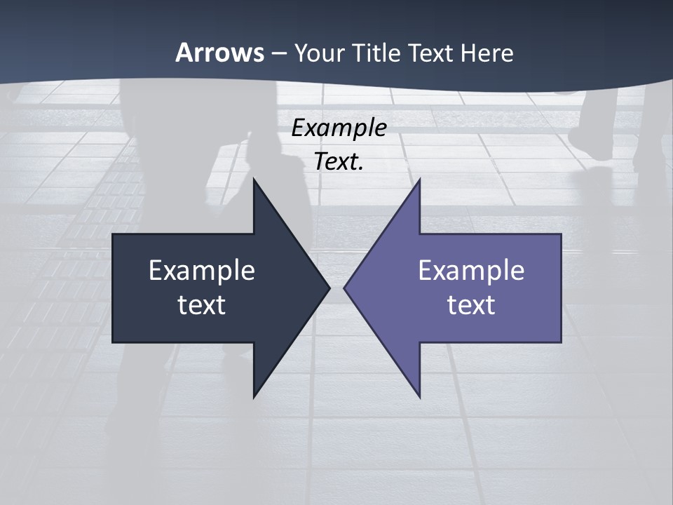 Building Silhouette Construct PowerPoint Template