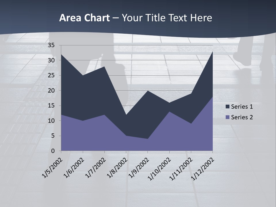 Building Silhouette Construct PowerPoint Template