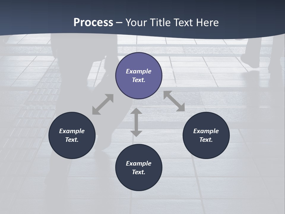 Building Silhouette Construct PowerPoint Template