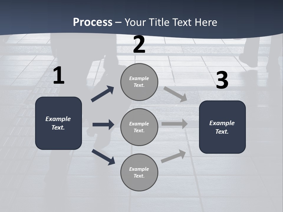 Building Silhouette Construct PowerPoint Template