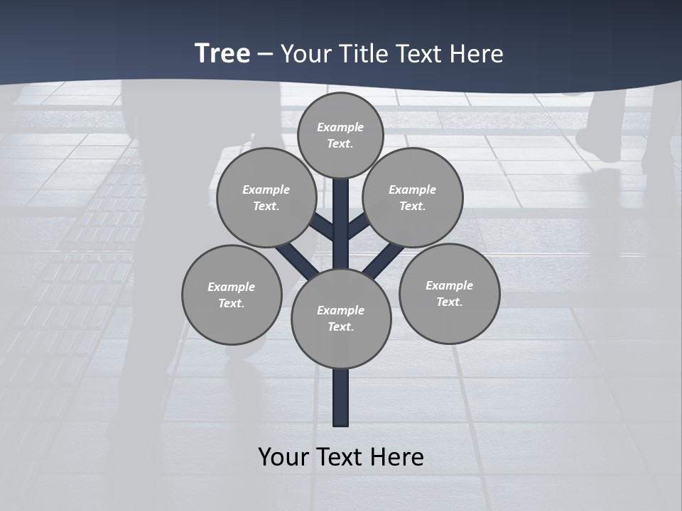 Building Silhouette Construct PowerPoint Template