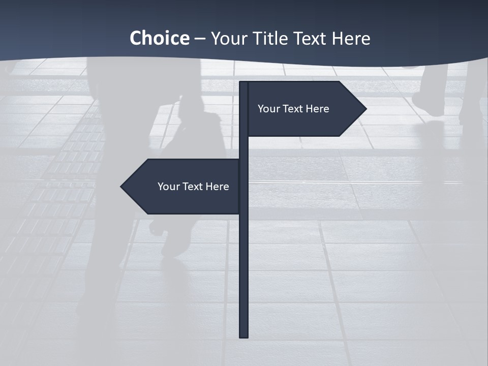 Building Silhouette Construct PowerPoint Template