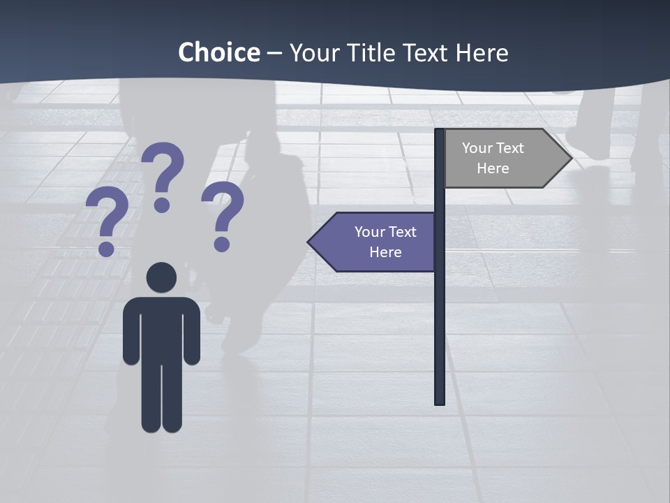 Building Silhouette Construct PowerPoint Template