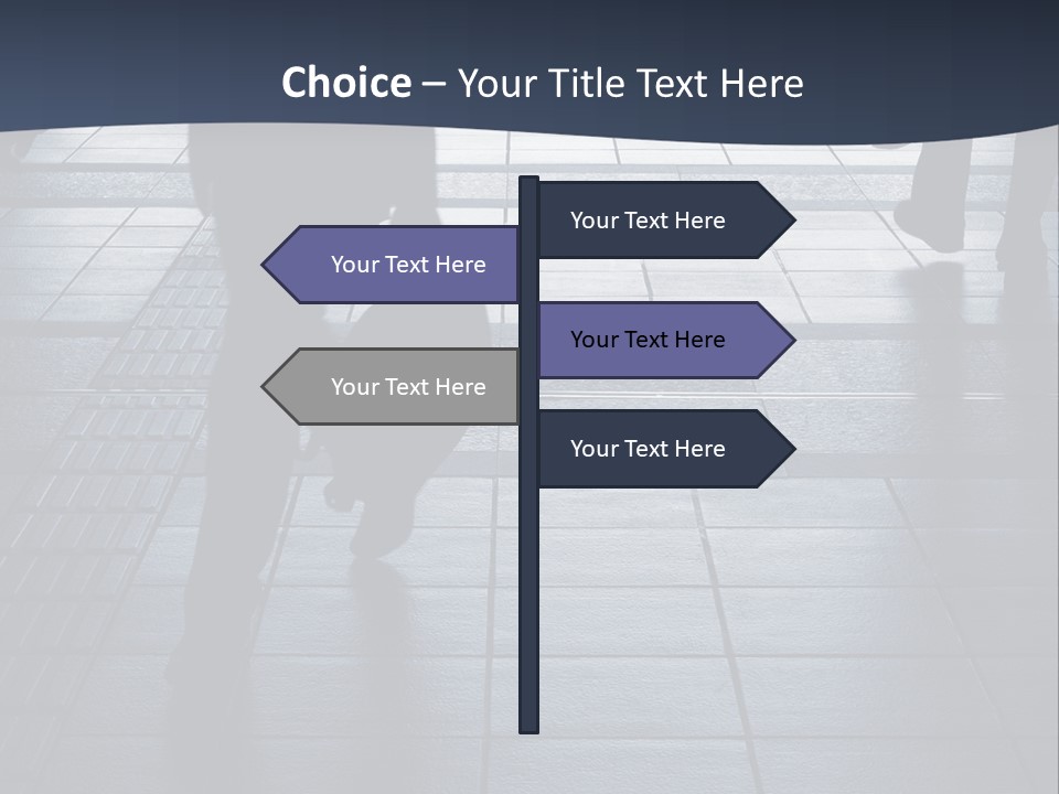 Building Silhouette Construct PowerPoint Template