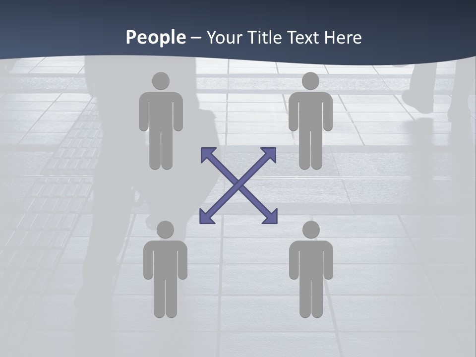 Building Silhouette Construct PowerPoint Template