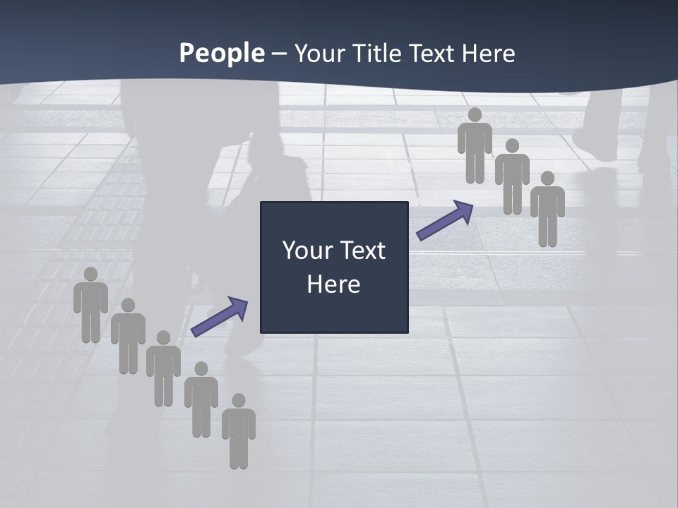 Building Silhouette Construct PowerPoint Template