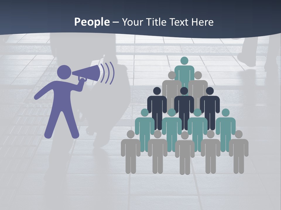 Building Silhouette Construct PowerPoint Template