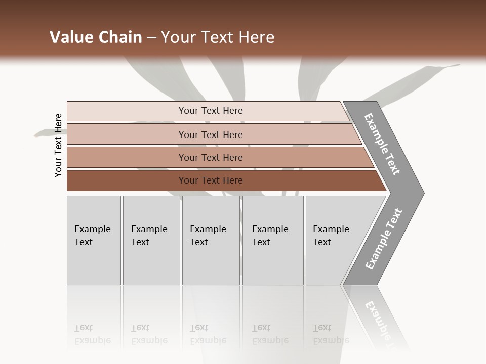 Aspidistra Elatior Aspidistra White PowerPoint Template