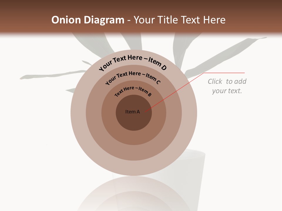 Aspidistra Elatior Aspidistra White PowerPoint Template