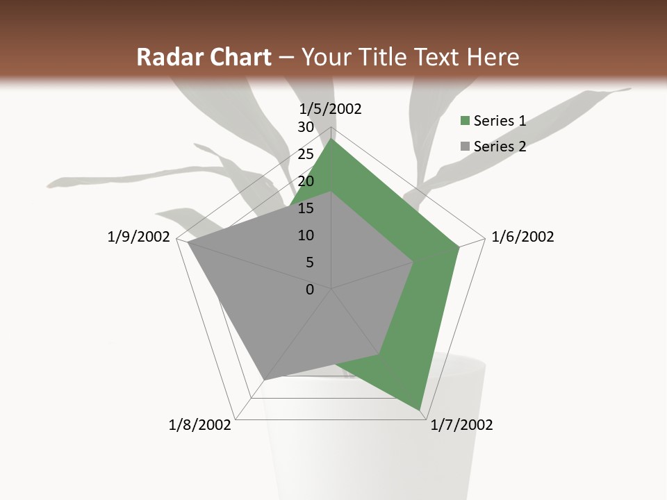 Aspidistra Elatior Aspidistra White PowerPoint Template