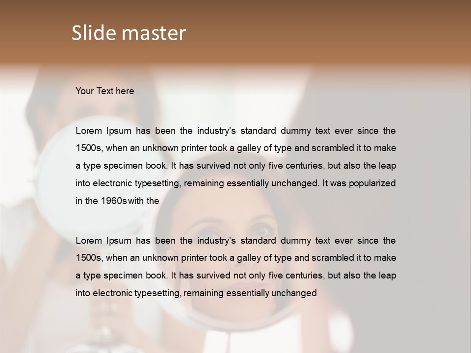 House Floral Cat PowerPoint Template