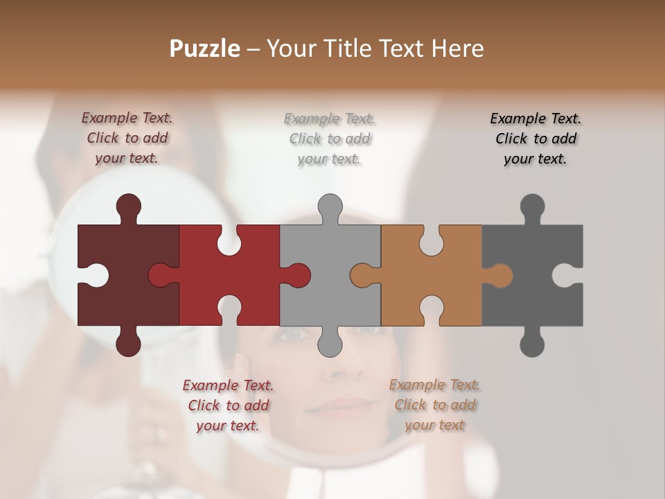 House Floral Cat PowerPoint Template