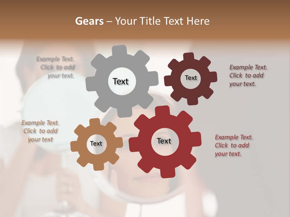 House Floral Cat PowerPoint Template