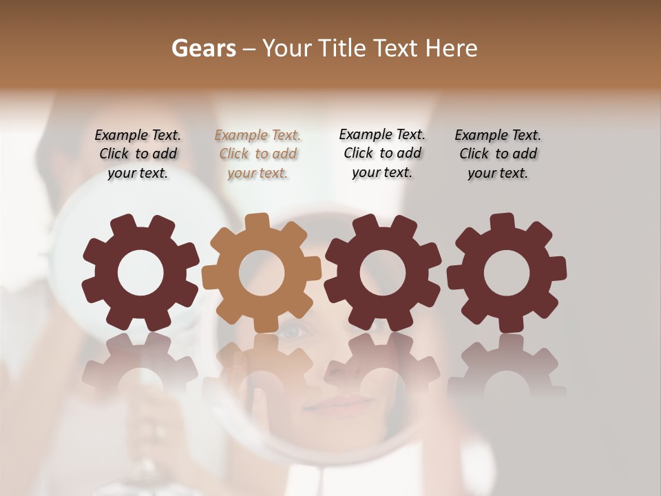 House Floral Cat PowerPoint Template