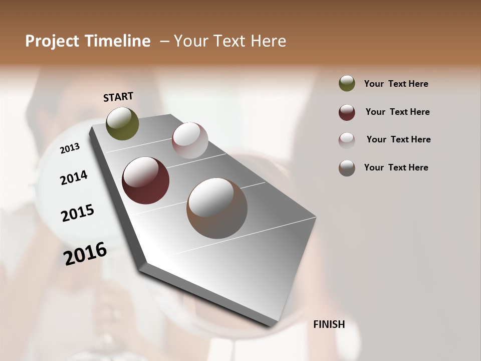 House Floral Cat PowerPoint Template