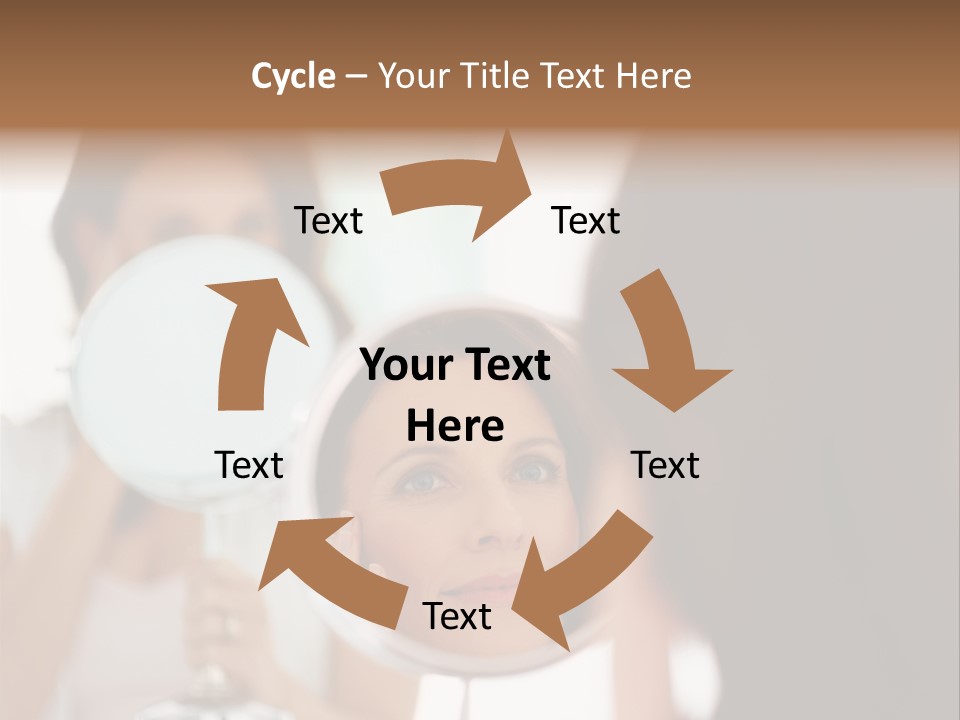 House Floral Cat PowerPoint Template