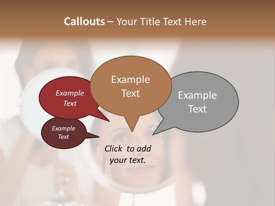 House Floral Cat PowerPoint Template