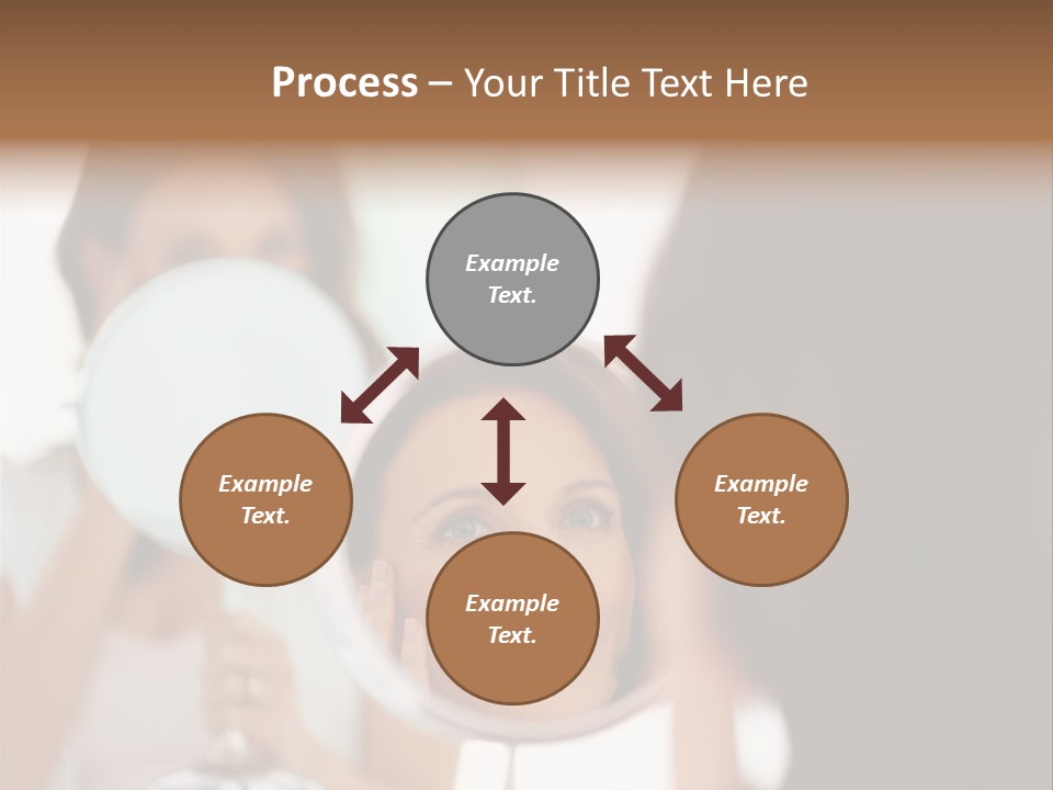 House Floral Cat PowerPoint Template