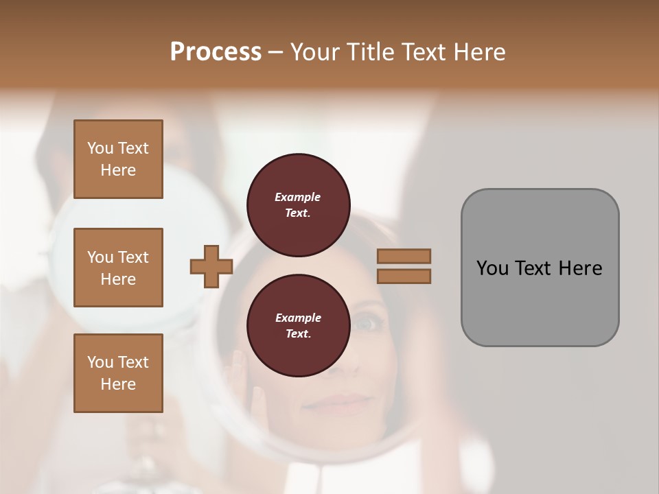 House Floral Cat PowerPoint Template