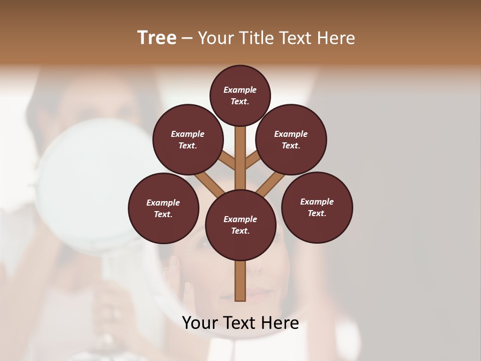 House Floral Cat PowerPoint Template