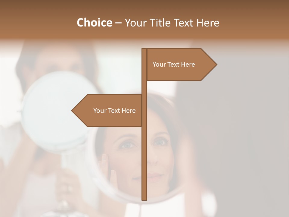 House Floral Cat PowerPoint Template