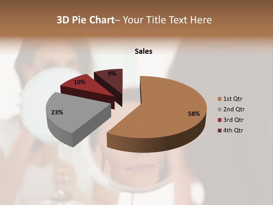 House Floral Cat PowerPoint Template
