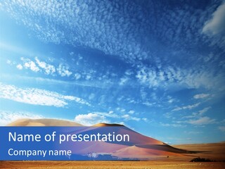 Dune Adventure Natural PowerPoint Template