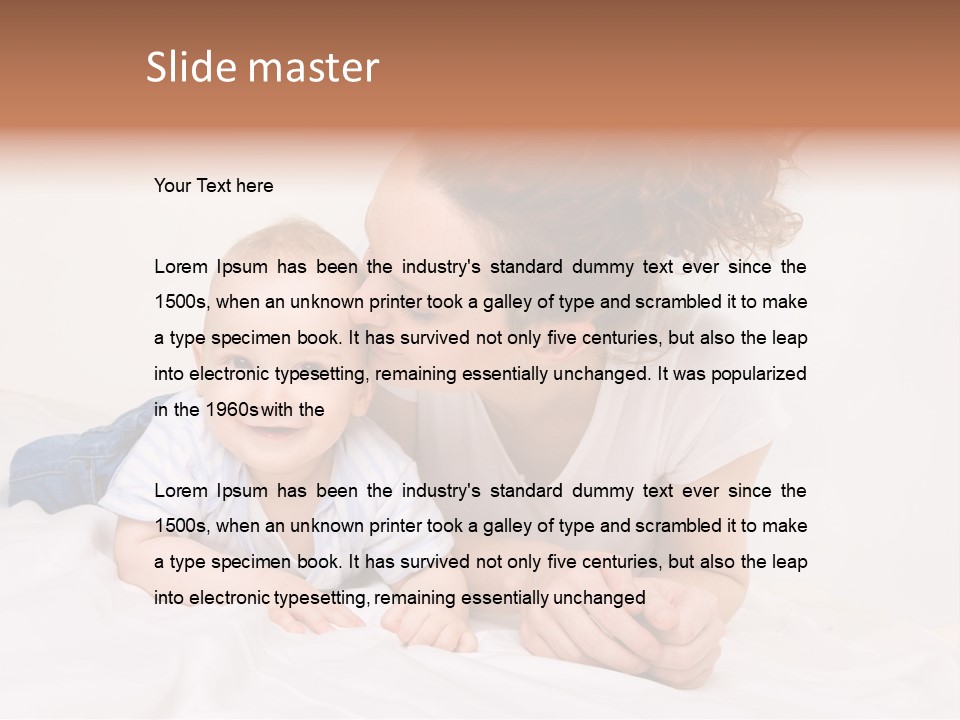 Happiness Human Adorable PowerPoint Template